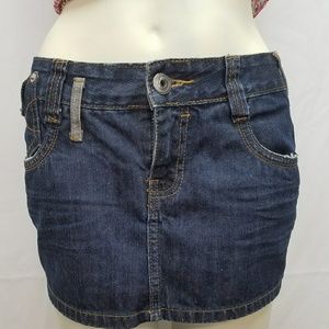 Zara Trf Denim mini skirt